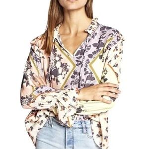 Sanctuary‎ Women's Floral Blouse sz Small